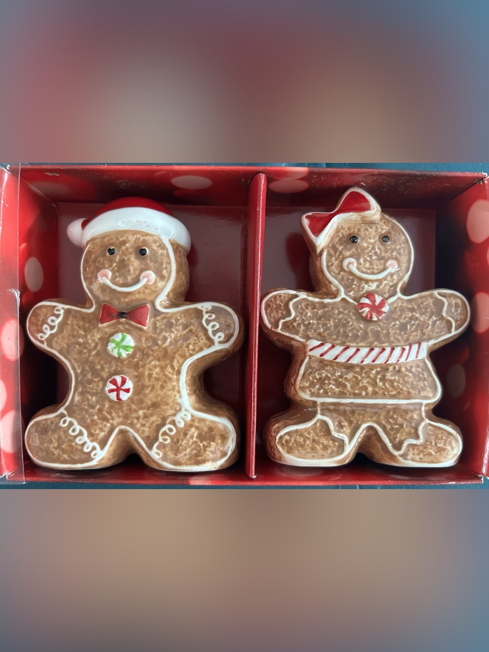 Christmas Traditions Gingerbread Salt & Pepper Set